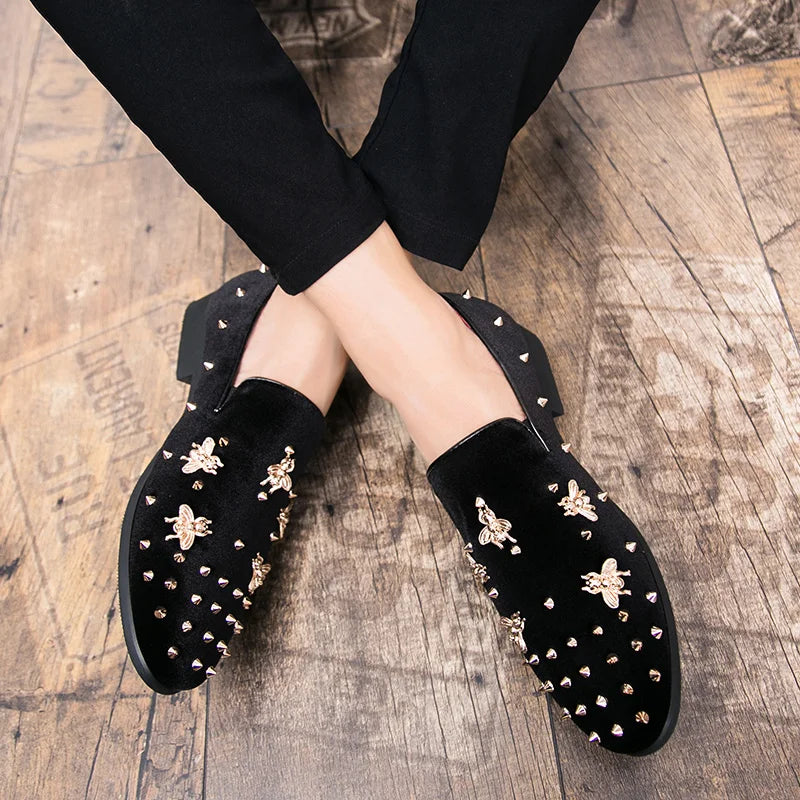 QUAOAR 2021 Fashion Brand Men's Shoes Handmade Leather Comfortable Men's Shoes Men's Loafers Banquet Shoes