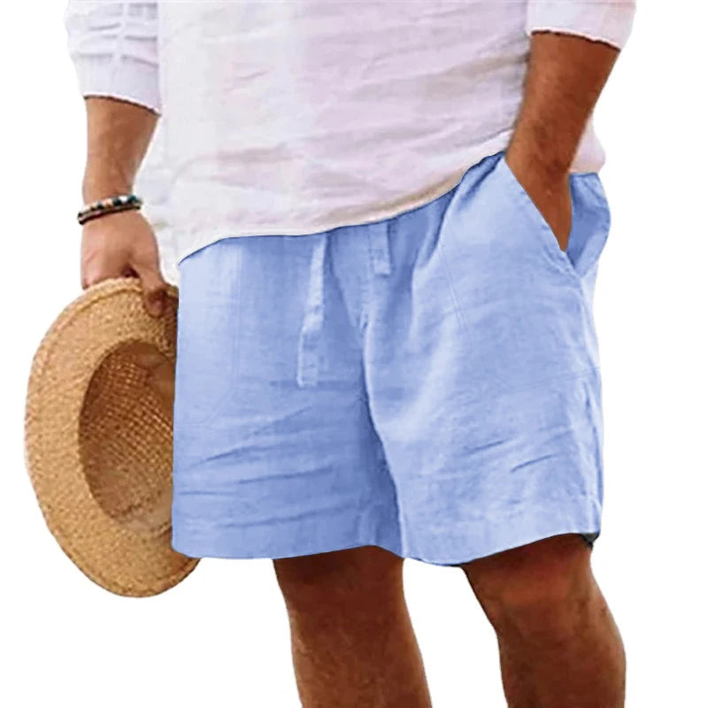 Beach linen shorts, various colors