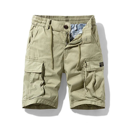 Button drawstring shorts, solid color, various colors