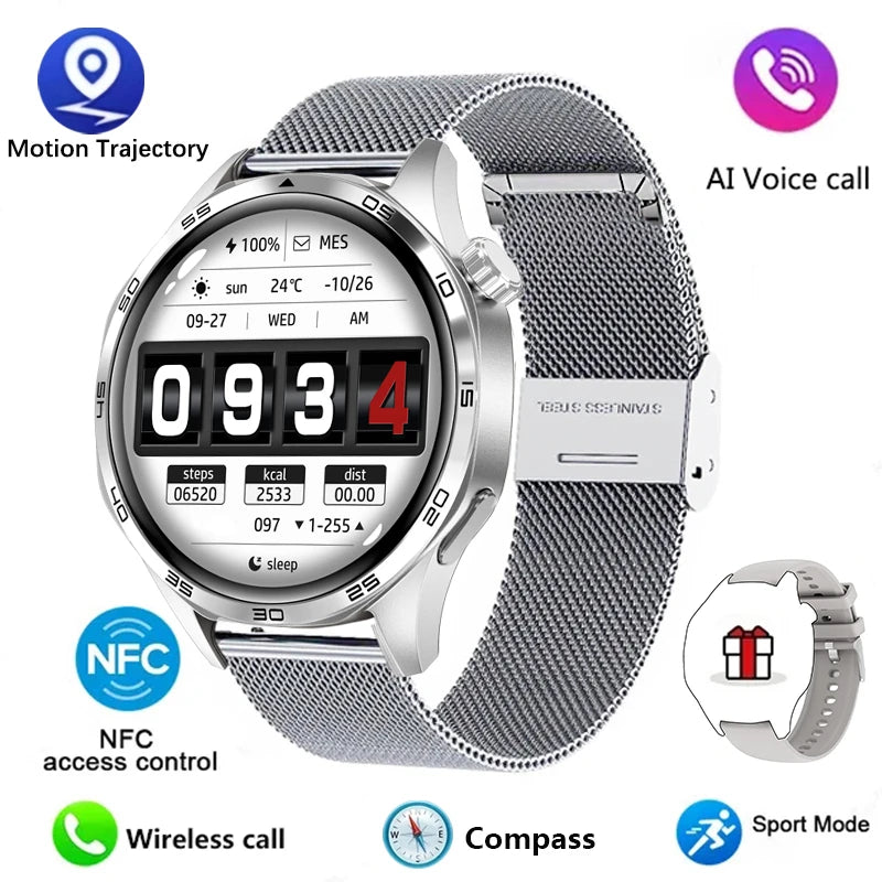 Watch 5 PRO Smart Watch Men Watch 5 AMOLED HD Screen Bluetooth Call GPS Trajectory NFC Heart Rate Compass SmartWatches
