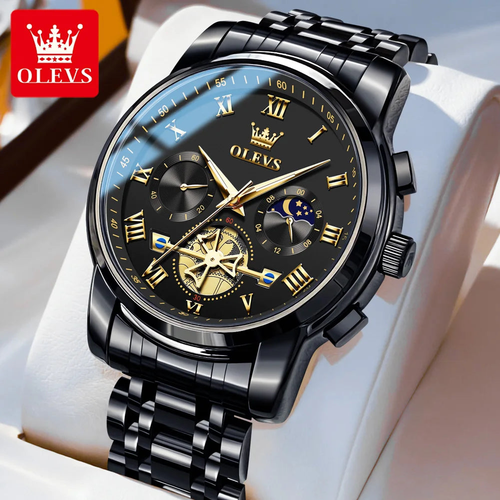 Men's Watches Classic Roman Luxury Wrist Watch  Waterproof