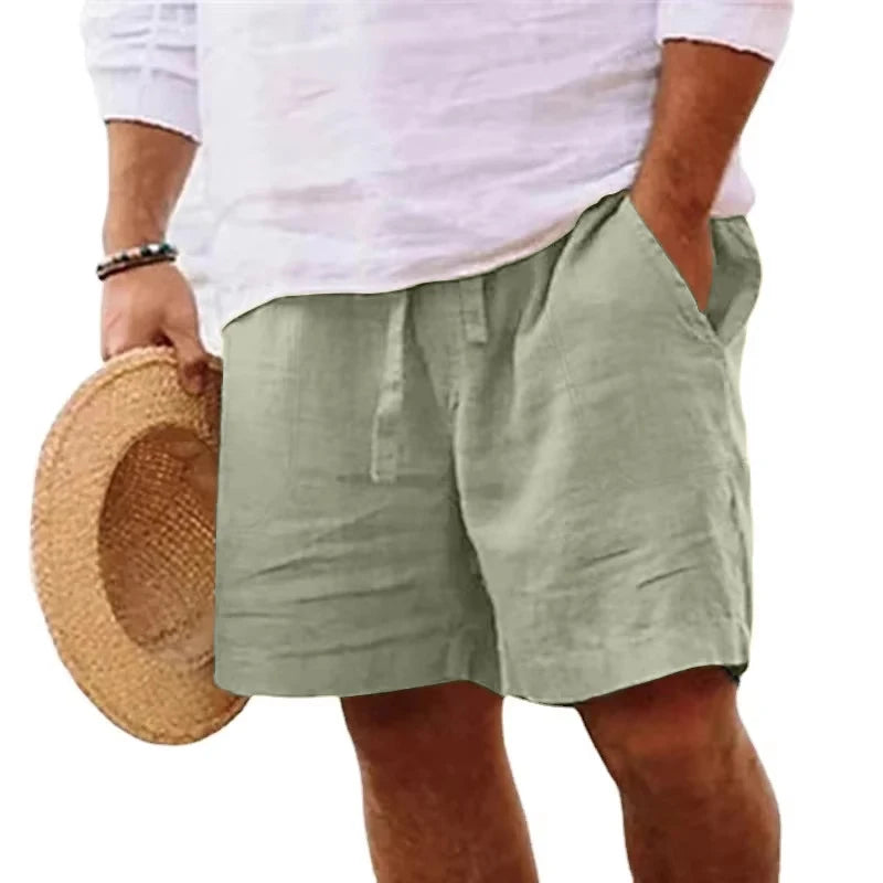 Beach linen shorts, various colors
