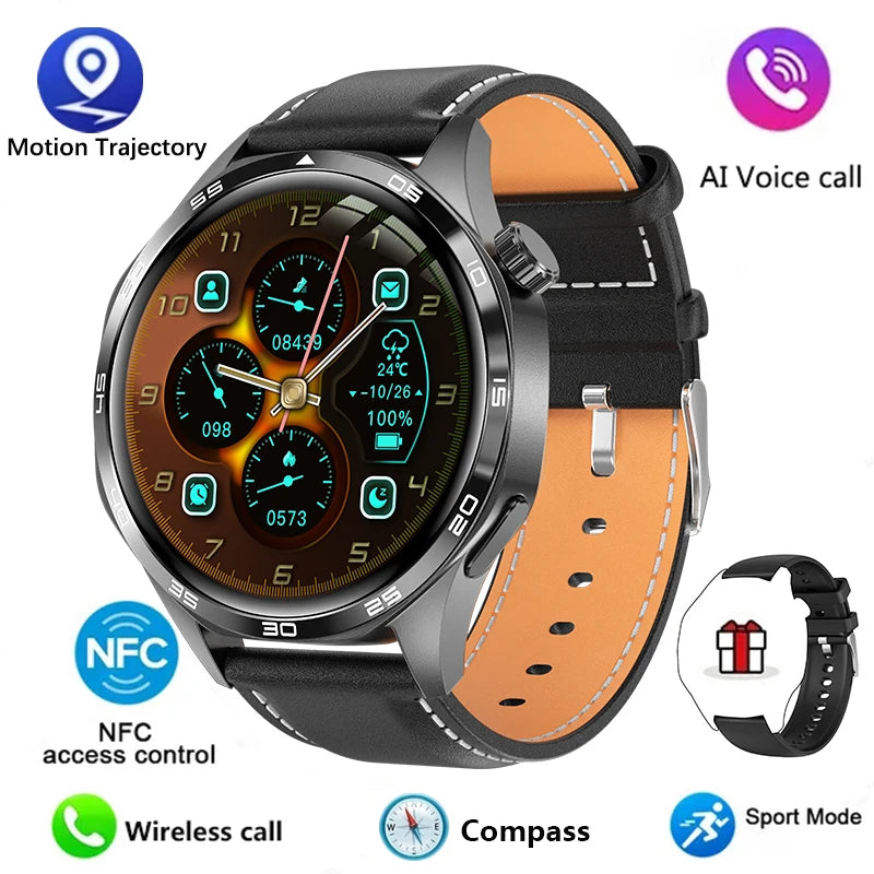 Watch 5 PRO Smart Watch Men Watch 5 AMOLED HD Screen Bluetooth Call GPS Trajectory NFC Heart Rate Compass SmartWatches