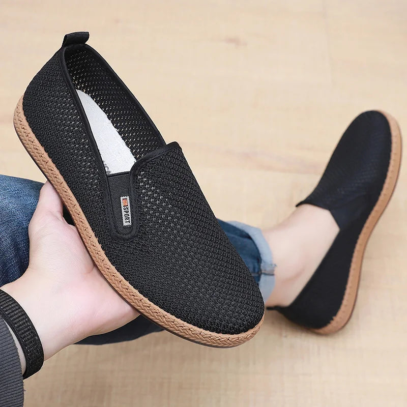 Men's Fabric Shoes Soft Bottom Skid-Proof Fashion Casual Shoes