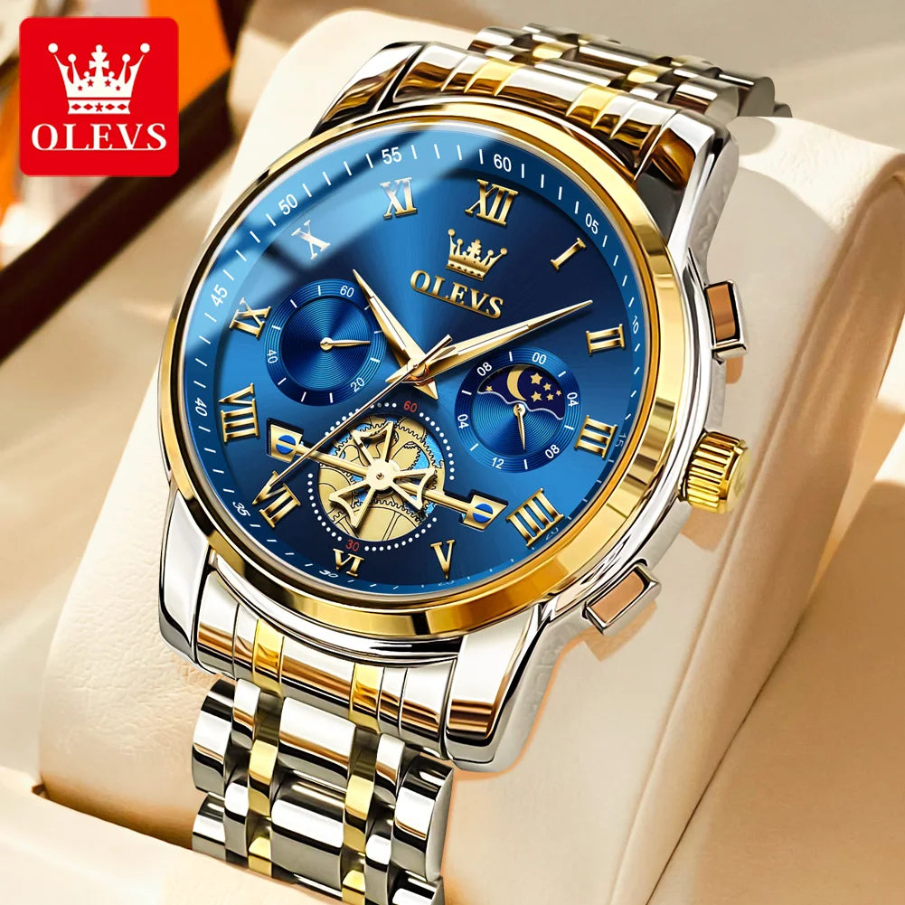Men's Watches Classic Roman Luxury Wrist Watch  Waterproof