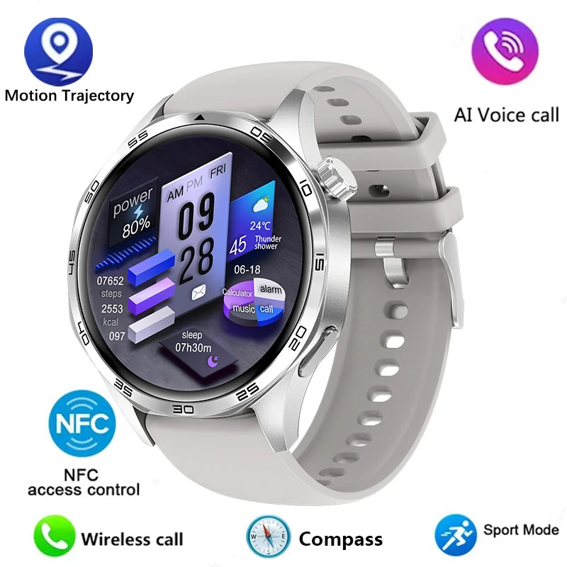Watch 5 PRO Smart Watch Men Watch 5 AMOLED HD Screen Bluetooth Call GPS Trajectory NFC Heart Rate Compass SmartWatches