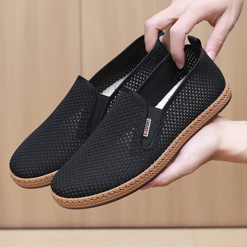Men's Fabric Shoes Soft Bottom Skid-Proof Fashion Casual Shoes