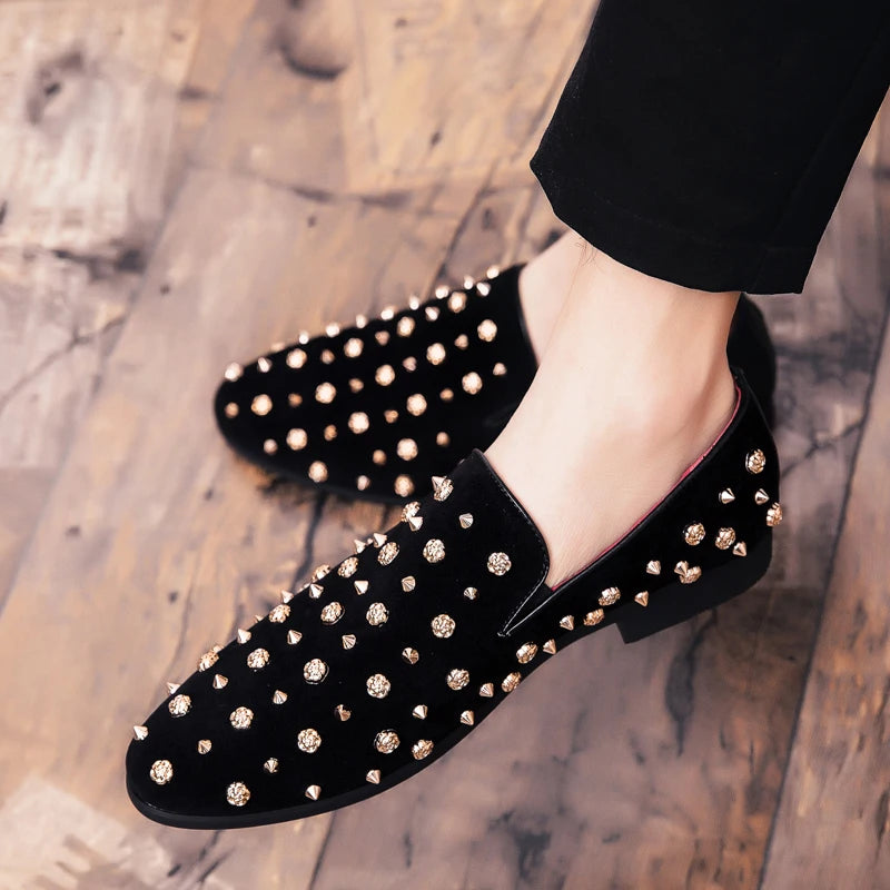 QUAOAR 2021 Fashion Brand Men's Shoes Handmade Leather Comfortable Men's Shoes Men's Loafers Banquet Shoes