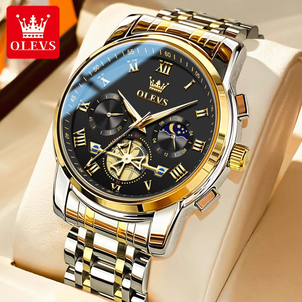 Men's Watches Classic Roman Luxury Wrist Watch  Waterproof