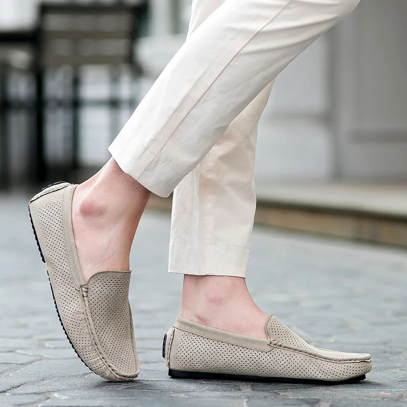 Men's leather shoes, comfortable, great for driving