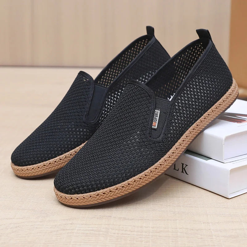Men's Fabric Shoes Soft Bottom Skid-Proof Fashion Casual Shoes